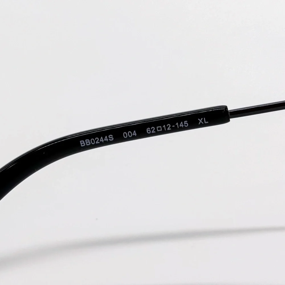 NEW BALENCIAGA BB0244S 004 AVIATOR GREY UNISEX SUNGLASSES BALENCIAGA